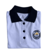 Polera Pique, con cuello, bordada. Tela y confección nacional