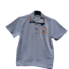 Polera Pique, con cuello, bordada. Tela y confección nacional